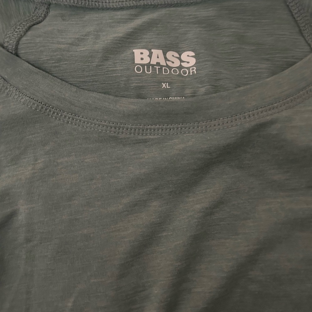 Bass Green Ruched Raglan Tee - Picture 4 of 5